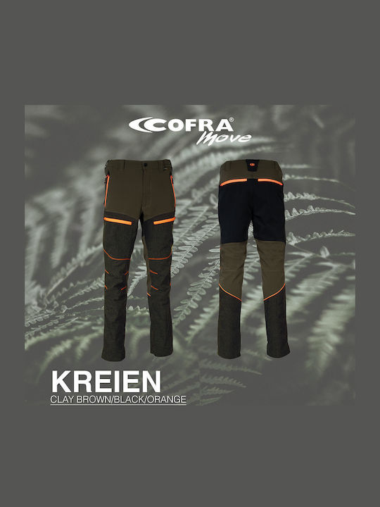Cofra Hunting Pants in Brown color