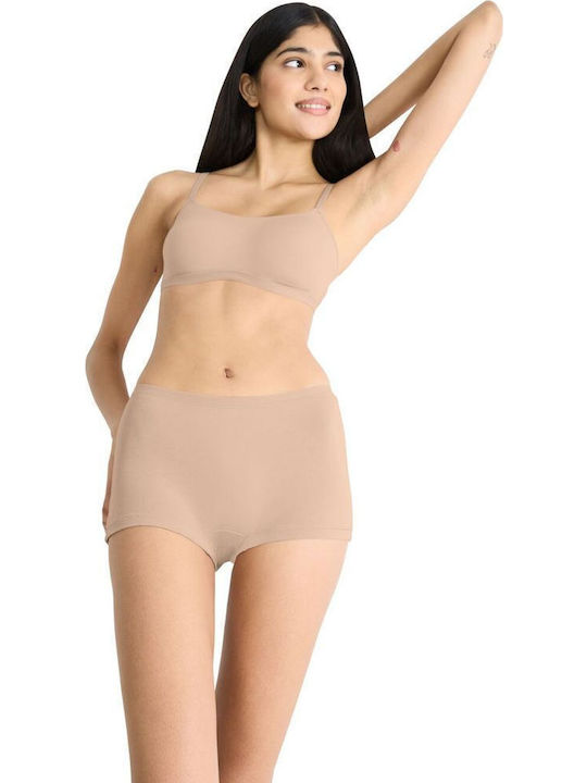 Βαμβακερά Women's Boxer 3Pack Beige