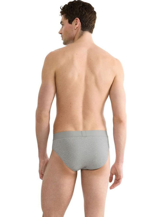 Ever Ease Men's Slips Grey Melange 2Pack