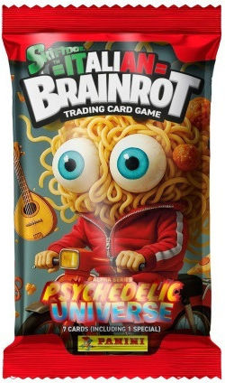 Italienische Brainrot Karten Panini Tüte mit 7 Karten