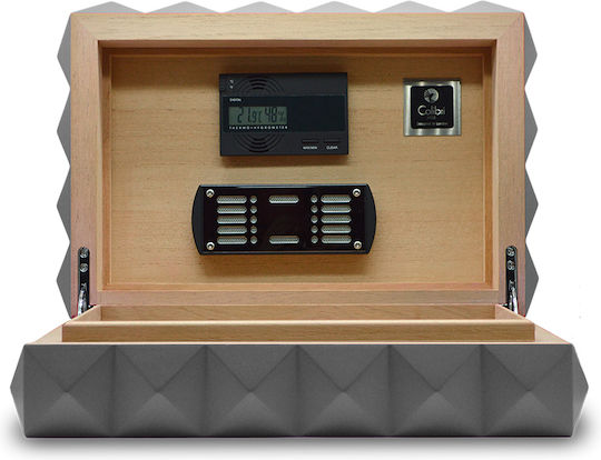 Colibri Quasar Holz Befeuchter für Zigarren 45 mit digitalem Hygrometer 33cmx22.5cmx11cmcm.