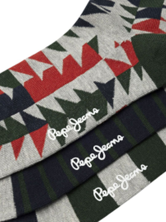 Pepe Jeans Чорапи с Дизайн Multi 3Пакет