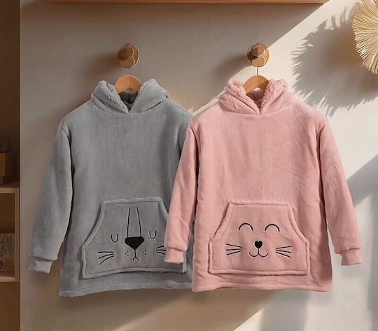 Ποντσο Πολ Miling Cat Nef-nef Home Wear Pink 4-6 Years