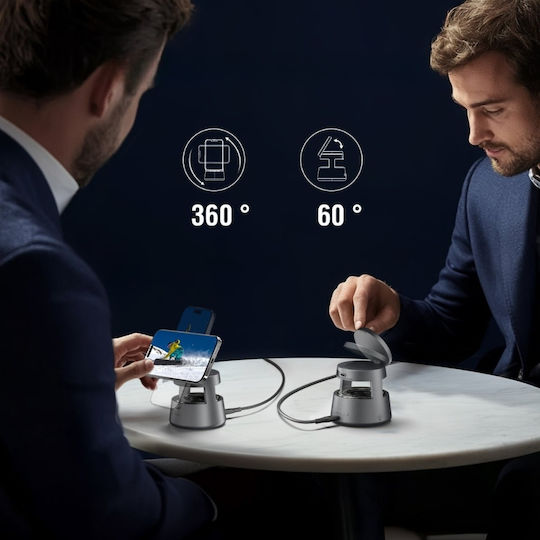 4Smarts Wireless Charger Qi2 30W Gray (Aura Sound)