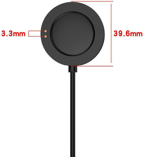 Xiaomi Watch S4 S3 S2 Xdfind Кабел за Зареждане Usb-a Умен Часовник Магнитен Кабел за Зареждане Дължина 1 m Черен