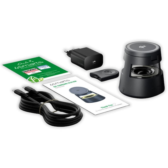 4Smarts Wireless Charger Qi2 30W Gray (Aura Sound)