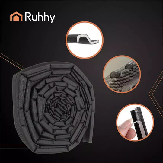 Decorative Adhesive Tape Waterproofing 4m Windows Doors Black Ruhhy
