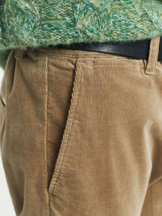 Pantaloni Bărbați Elastici Bej