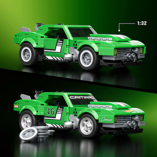 Mattel Brick Shop Building Blocks Hot Wheels Speed Series Camaro for 10+ Years 289 Pieces