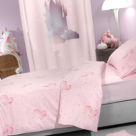 Saint Clair Pinto Pinky Kids Curtain with Grommet Tops