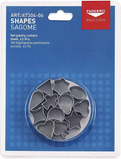 Paderno Inox Cookie Cutter 12pcs