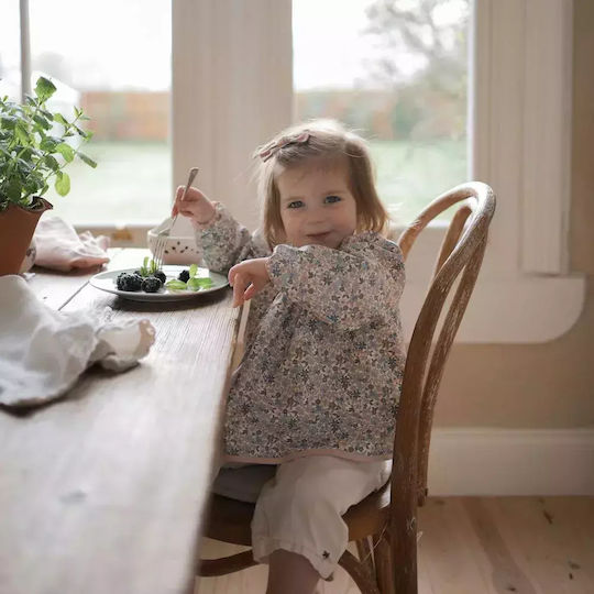 Elodie Details Salopetă Plastic cu autocolant & Mâneci ALBASTRU