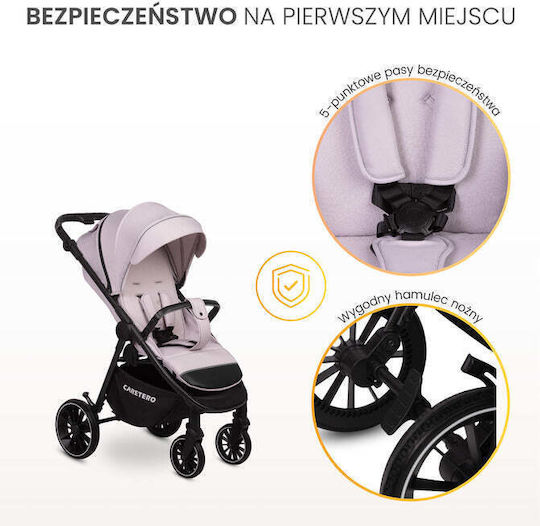 Caretero Agil Бебешка количка Сив