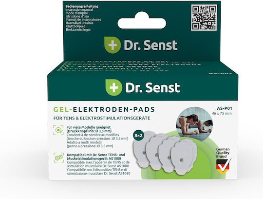 Dr. Senst Spare Electrodes for Muscle Stimulators Device 4 Pieces