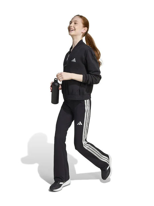 Kinder Trainingsanzüge Mit Jacke Schwarz 2Stücke Tracksuit