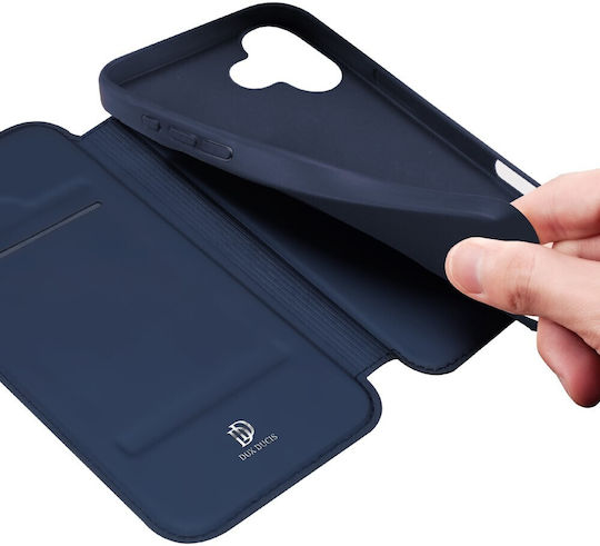 Dux Ducis Skin Pro Wallet Leather / Silicone Blue (iPhone 17)