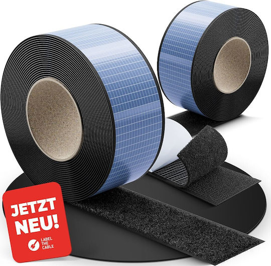 LTC Audio Velcro Καλωδίων 50mm σε Μαύρο χρώμα (1τμχ)