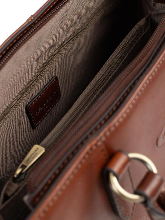 Leather Women's Handbag Shoulder Crossbody Brown