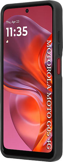 Techsuit Glinth Back Cover Σιλικόνης Μαύρο (Moto G05 / E15)
