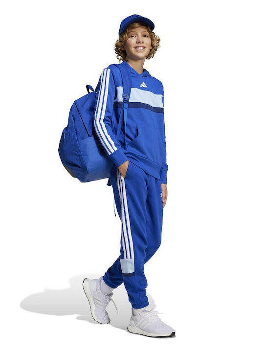 Kinder-Sweatshirt mit Kapuze und Taschen Blue