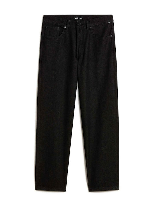 Men's Jeans Pants Loose Straight Fit Black