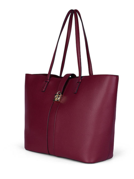 Damentasche Shopper Burgundisch