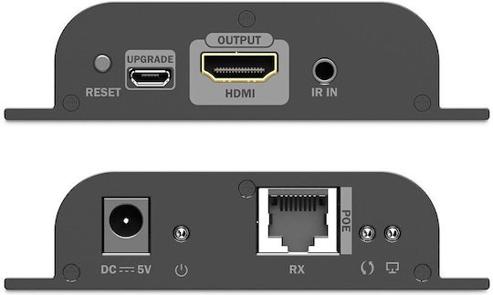Дистрибутор Hdmi Digitus Ip Poe Ресийвър 4k/60hz Черен