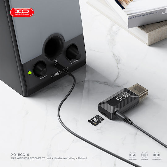 XO FM Car Transmitter with USB / AUX / Bluetooth