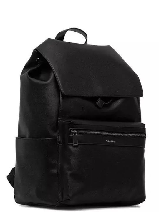 Calvin Klein Zip Flap Backpack Μαύρο Calvin Klein Zip Flap Backpack Μαύρο
