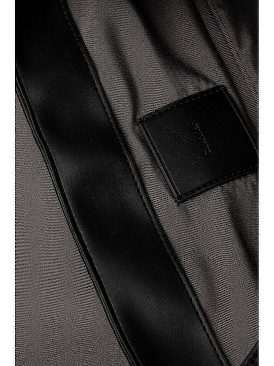 Calvin Klein Zip Flap Rucsac Negru