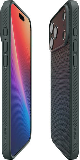 Spigen Liquid Air Umschlag Rückseite Silikon Abyss Green (iPhone Air)
