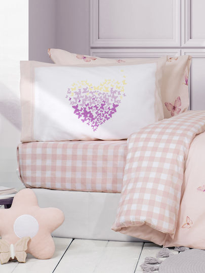 Nima Set Kids Duvet Cover Single with Pillowcase Cotton 160x240cm