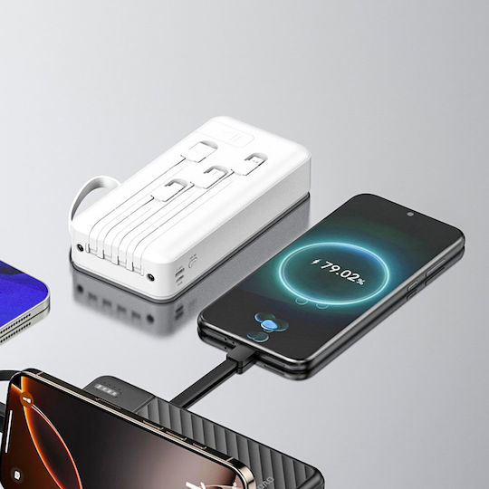 Dudao K11 Pro Power Bank 20000mAh 10W με Θύρα USB-A Λευκό