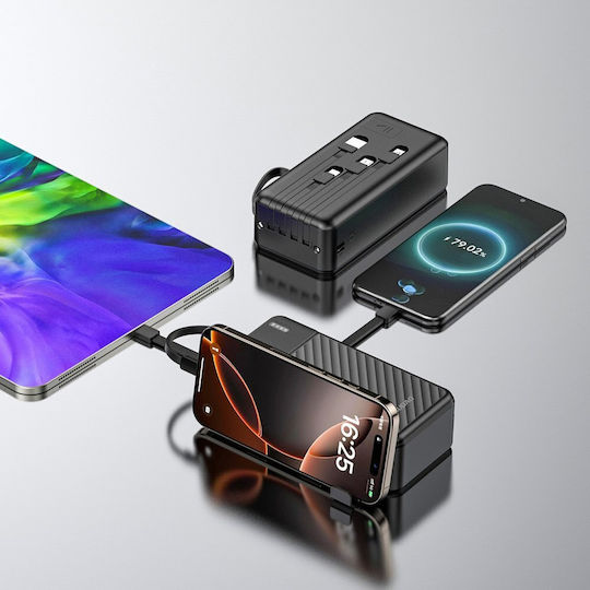 Dudao K11 Max Power Bank 30000mAh 10W με Θύρα USB-A Μαύρο
