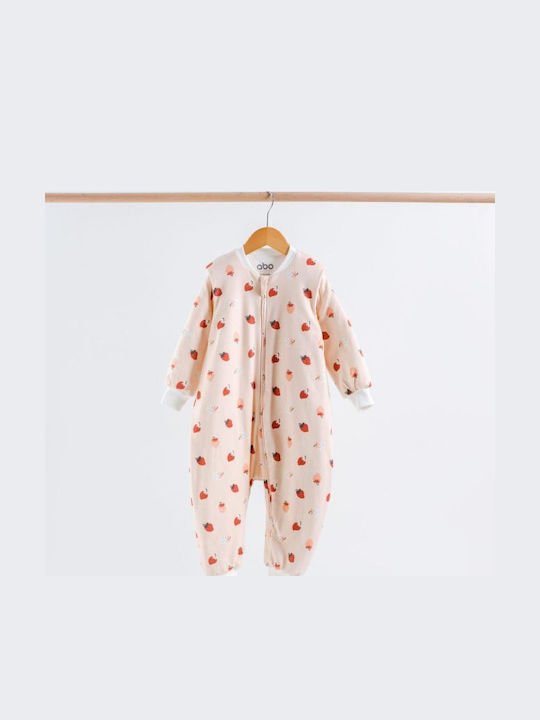abo Winter Sleeping Bag with Feet 2.5 Tog Strawberry