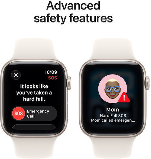 Apple Watch SE 3 Алуминий 40мм с Пулсомер (Starlight Aluminium Case with Starlight Sport Band - S/M)