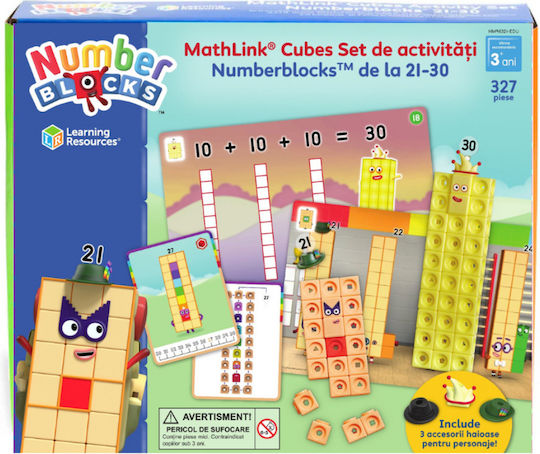 Hand2Mind Numberblocks Joc Educațional Litere și numere pentru 3+ ani Ani