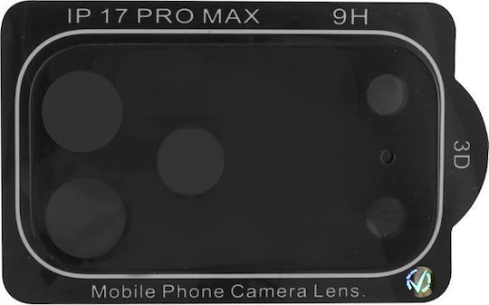 Volte-Tel Προστασία Κάμερας Tempered Glass Μαύρο για το iPhone 17 Pro Max