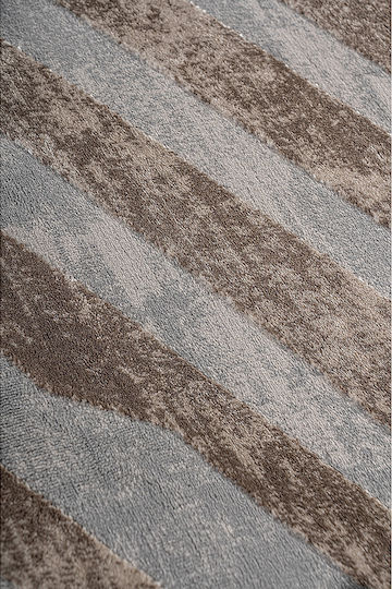 Beauty Home Rectangular Beige and Gray Living Room Rug 133x190cm 9438-165X230