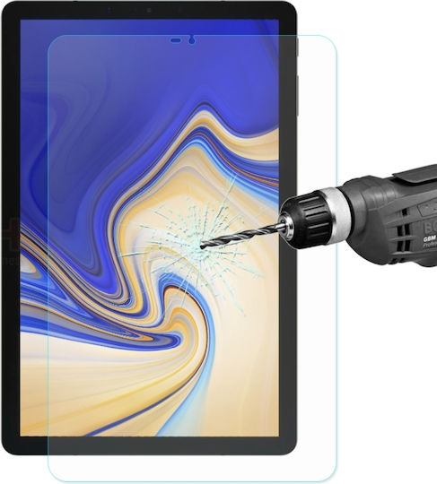 0.3mm Vollkleber Vollflächig gehärtetes Glas (Samsung Galaxy T830/T835 Tab S4 10.5) Weiß