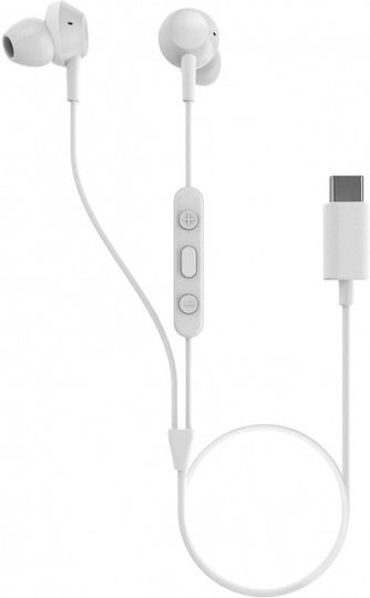 Philips Tae5008wt În ureche Handsfree cu două căști cu mufă USB-C Alb