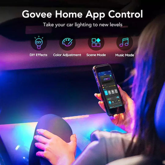 Govee LED Лента за Автомобил RGBIC