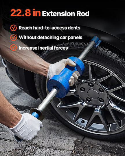 Vevor Dent Puller Kit Slide Hammer Dent Puller 13 Lbs Auto Body Dent Repair Set