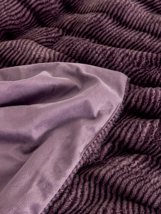 Palamaiki Bettbezug Großes Doppelbett 220x240cm Juno Purple 840 GSMGsm