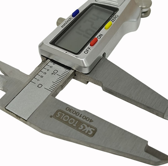 SKS Tools 40010030 Ψηφιακό Παχύμετρο με Ακρίβεια 0.01mm & Εύρος Μέτρησης έως 300mm