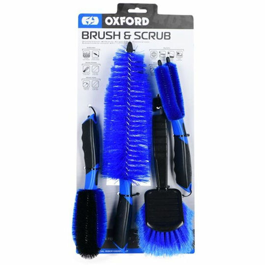 Oxford Brush & Scrub Auto Lacksprays Reinigung 4 Stück