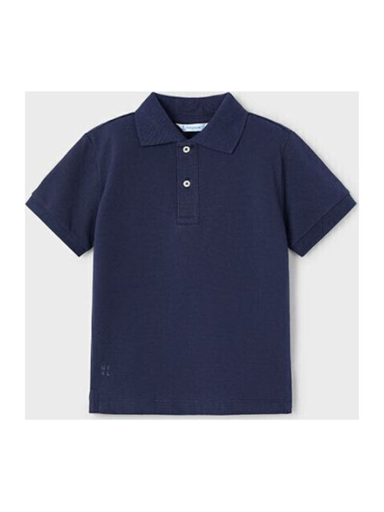 Παιδικό Polo Κοντομάνικο Μπλε Basic