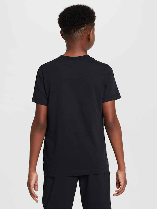 Παιδικό T-shirt Μαύρο Sportswear