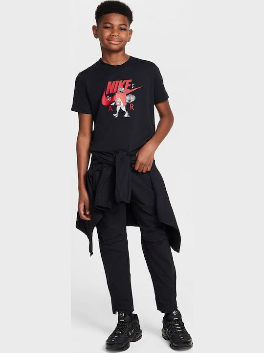 Παιδικό T-shirt Μαύρο Sportswear