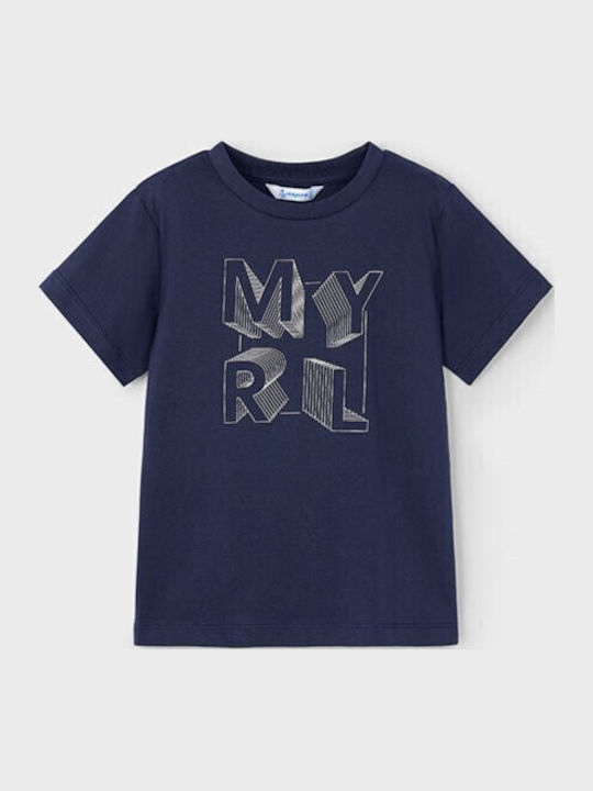 Kinder-T-Shirt Marineblau